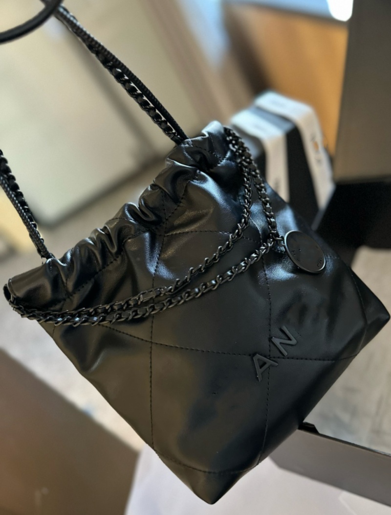 22 cc bag designer bags bucket bags Letter shoulder bag Drawstring Handbag gold chain Shoulder Fashion luxurys handbags hoboleather bag cc mini handbag