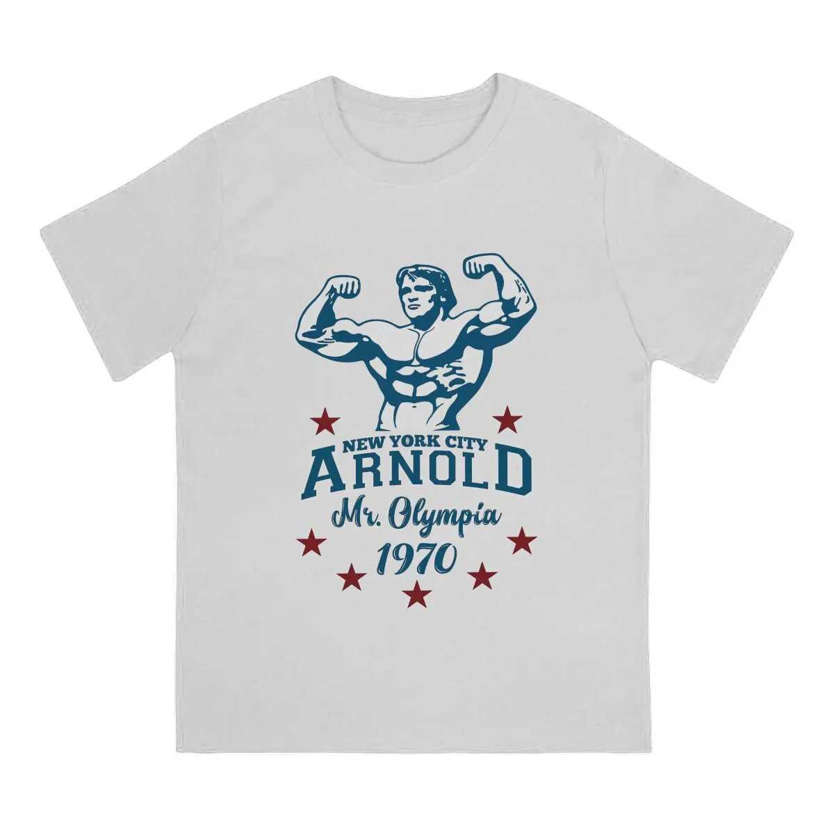 Herrt-shirts terminator Arnold Schwarzenegger Herr Olympia tshirt Homme herrkläder blusas t-shirt för män 240327