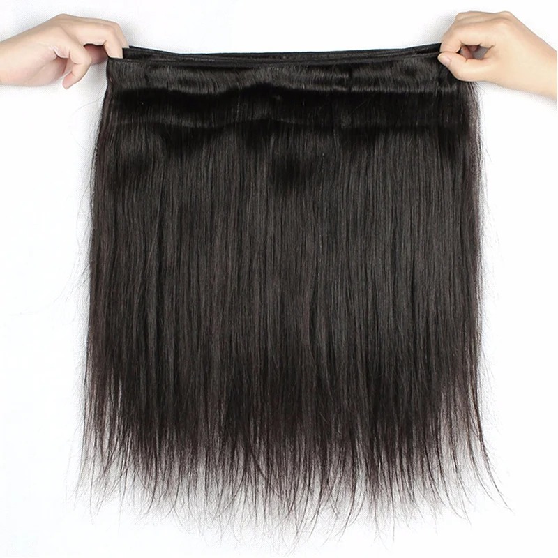 Ludzkie wiązki włosów 100% naturalne przedłużanie włosów RAW prosto dla kobiet Brazylijski pakiet 30 cali prawdziwe przedłużenie włosów w sprzedaży