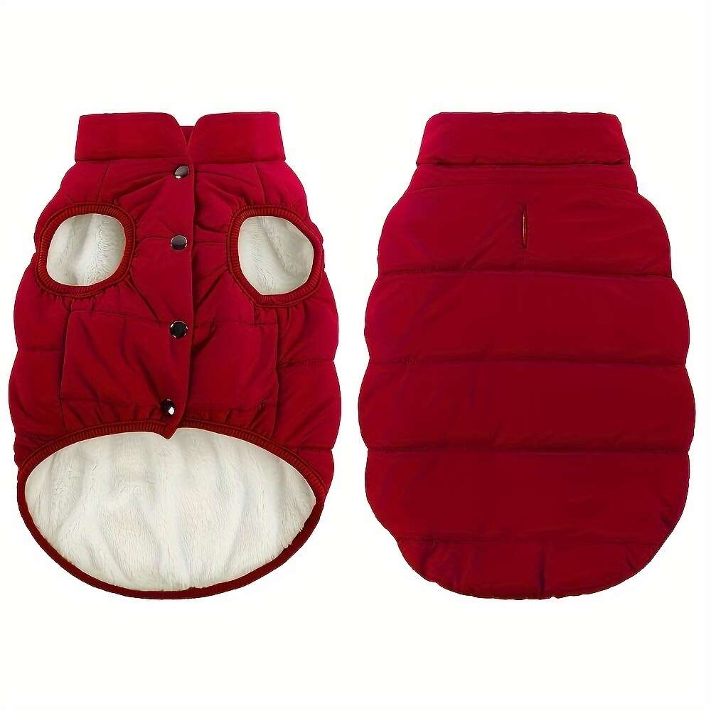 Fleece Futter extra warmer Hundetuherie im Winter kleine Hunde Jacke Pink Plüschpupfmäntel mit Kapuze für kaltes Wetter