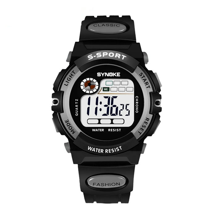 SYNOKE LED digitaal kinderhorloge kinderhorloges meisjes jongens klok kind sport polshorloge digitaal horloge voor meisje jongen verrassingscadeau