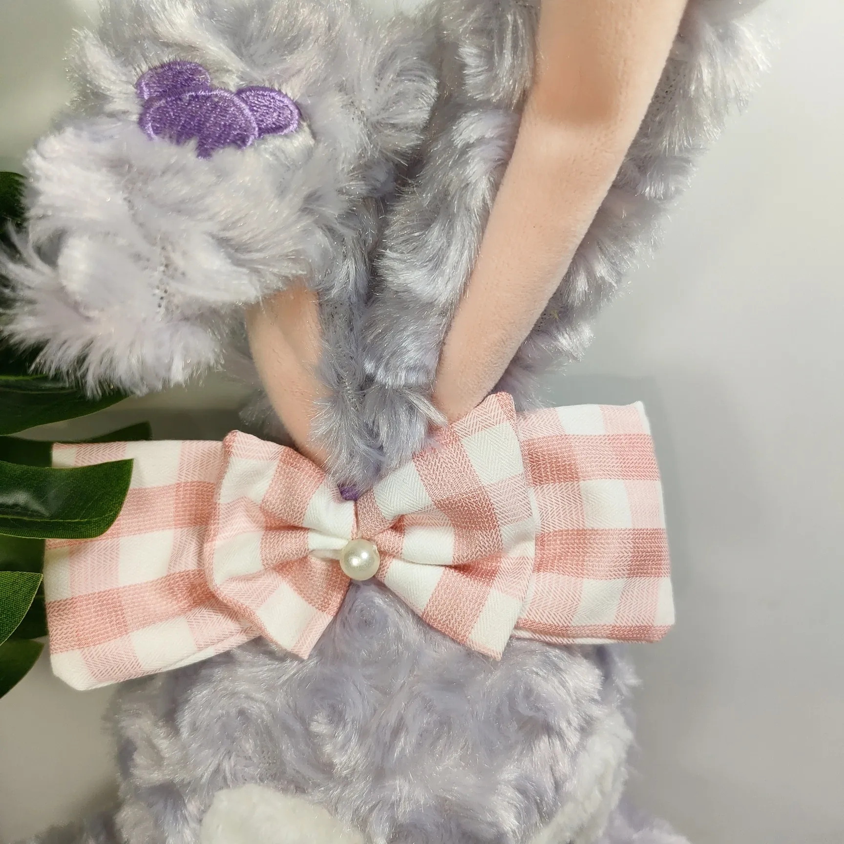 Leuke geruite rok konijn knuffels kinderspellen speelkameraadjes vakantie kindercadeau knuffels kamerdecoraties