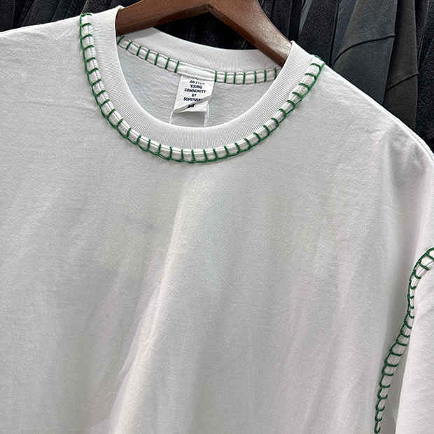 Echte Bilder 2024 Sommer gewaschene T-Shirts für Männer Frauen Vintage Kurzarm T-Shirts Baumwolle T-Shirt