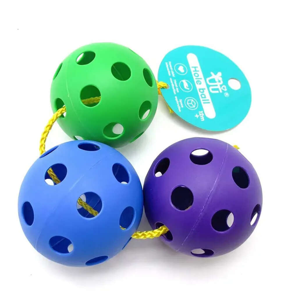 Balles sensorielles en plastique creuses pour bébé, nouveau trou, entraînement en intérieur, balle de capture éducative précoce, jouets Fidget pour enfants