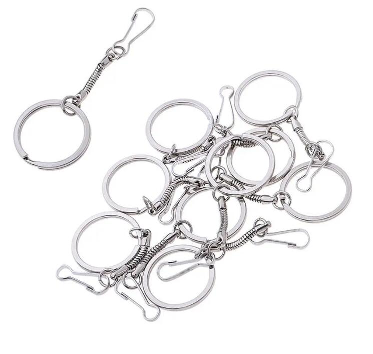 Ormkedjan nyckelringar diy smycken fynd handgjorda hantverk smycken tillbehör komponenter nyckelring carabiner clip snap hook nyckelarrangör hållare