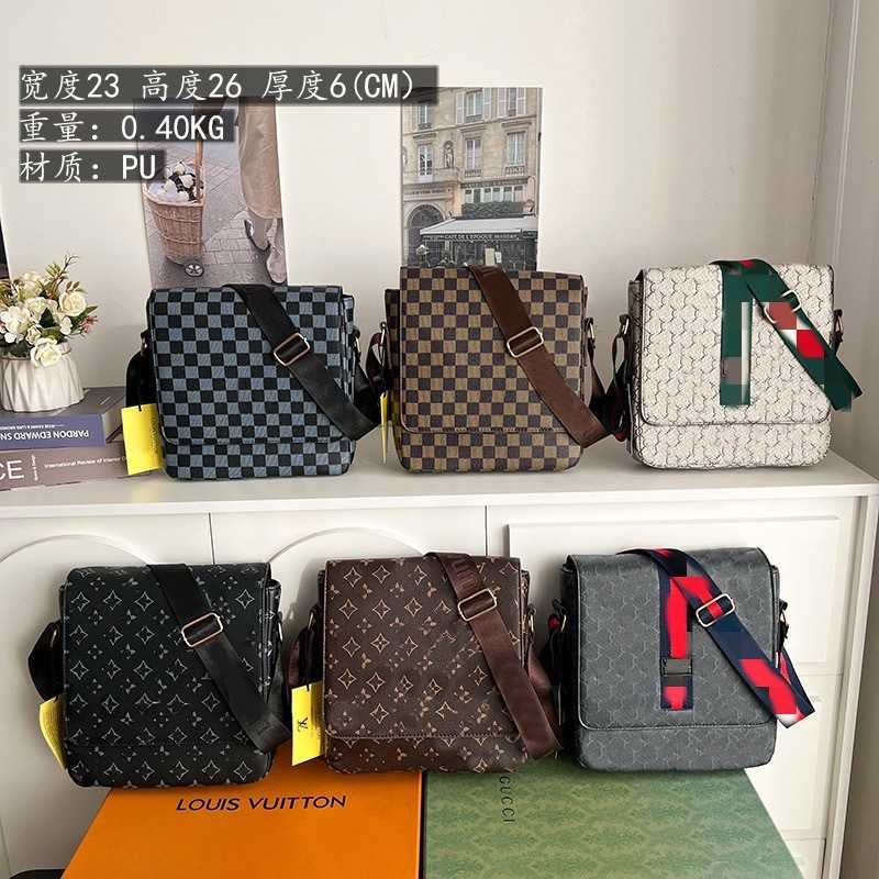 22% OFF Designer bag 2024 Handbags mens crossbody with letter and plaid womens shoulder small square business