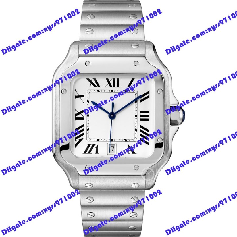 High-quality Asian automatic watch 40mm men's watch 35mm white dial women's watch silver stainless steel strap sapphire 285q