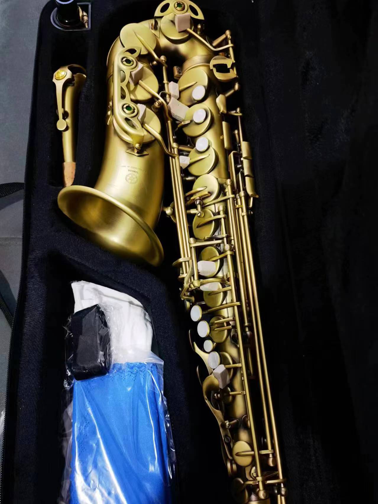 New Alto Sax Reference Brass Saxophone Antique brushed satin finish YAS-62 Model Professional musical instruments Sax