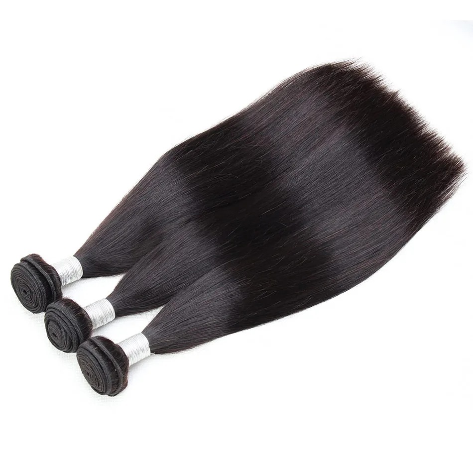 12A 10A Recht Braziliaans Haar Weave Menselijk Haar Bundels Weave Rechte Bundels 30 32 Inch Bundels Remy Hair Extensions Tissage