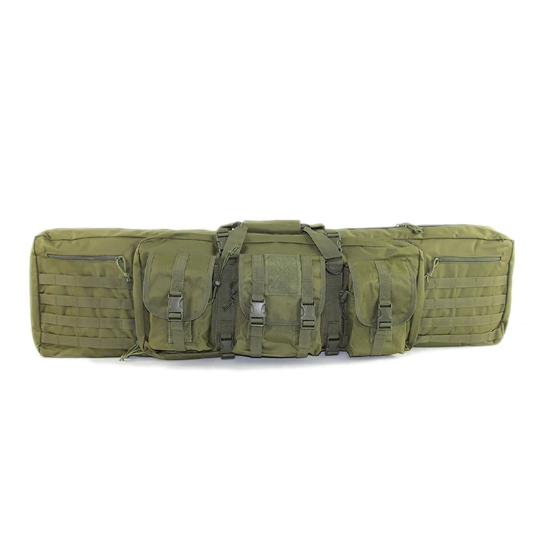 Sacs 47 pouces pour pistolet de carabine de pistolet Sac à dos sac à dos à double carabine Airsoft Sac pour M4A1 AR15 Extérieur Shooting Sac de chasse Accessoires de chasse