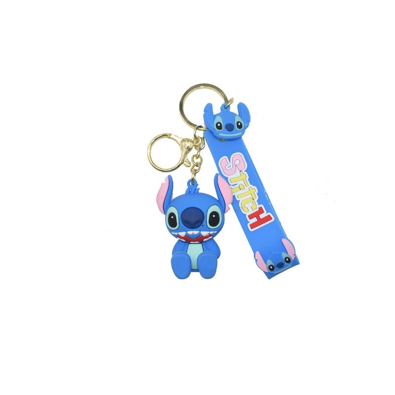 Accessoires de porte-clés de créateurs Figure de couple de dessin animé Steedy Porte-clés anneaux pendentif belle belle colle douce en trois dimensions pendentif porte-clés