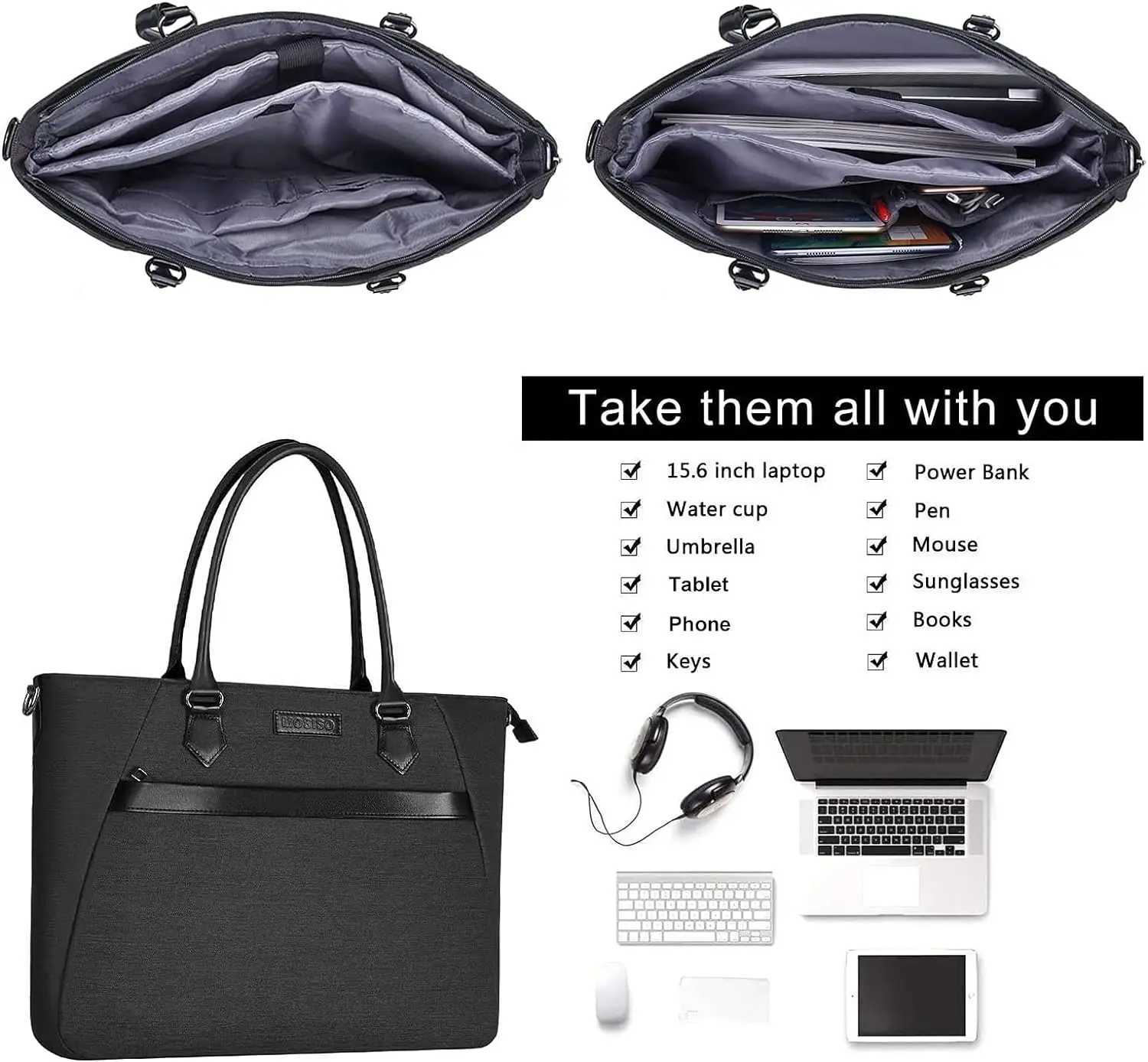 Laptoptaschen Rucksack Tragetasche 17 17,3 Zoll Notebooktasche Tragen Aktentasche Damen Herren Arbeit Reisen Einkaufen Business Schultertasche Handtasche 24328