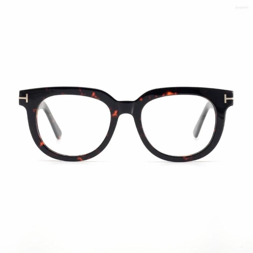 Occhiali da sole Montature occhiali retrò donna uomo Lurury occhiali in acetato ovale viso grande miopia occhiali ottici253T