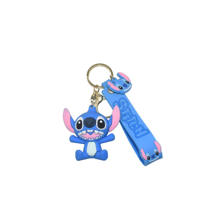 Designer keychains accessories Cartoon couple figure Steedy Key chain rings pendant beautiful lovely three-dimensional soft glue key chain pendant