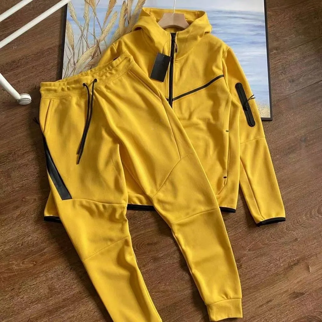 Moda Grosta Designer Tecnologia Tecnologia Tracksuit Homem Mulheres Mulheres Men esportes Zip Jaqueta Jaqueta Jogadora Pant Ruos Trechos de Capacos de Capuz de Capuz de Capacos Tamanho