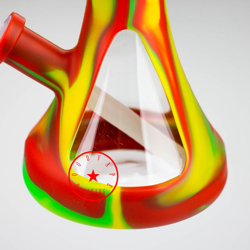 Nieuwste Siliconen Bong Pijpen Kit Kegel Waterpijp Waterpijp Waskolf Glazen Filter Handvat Kom Draagbare Droge Kruid Tabak Sigarettenhouder Roken Handpijpen DHL