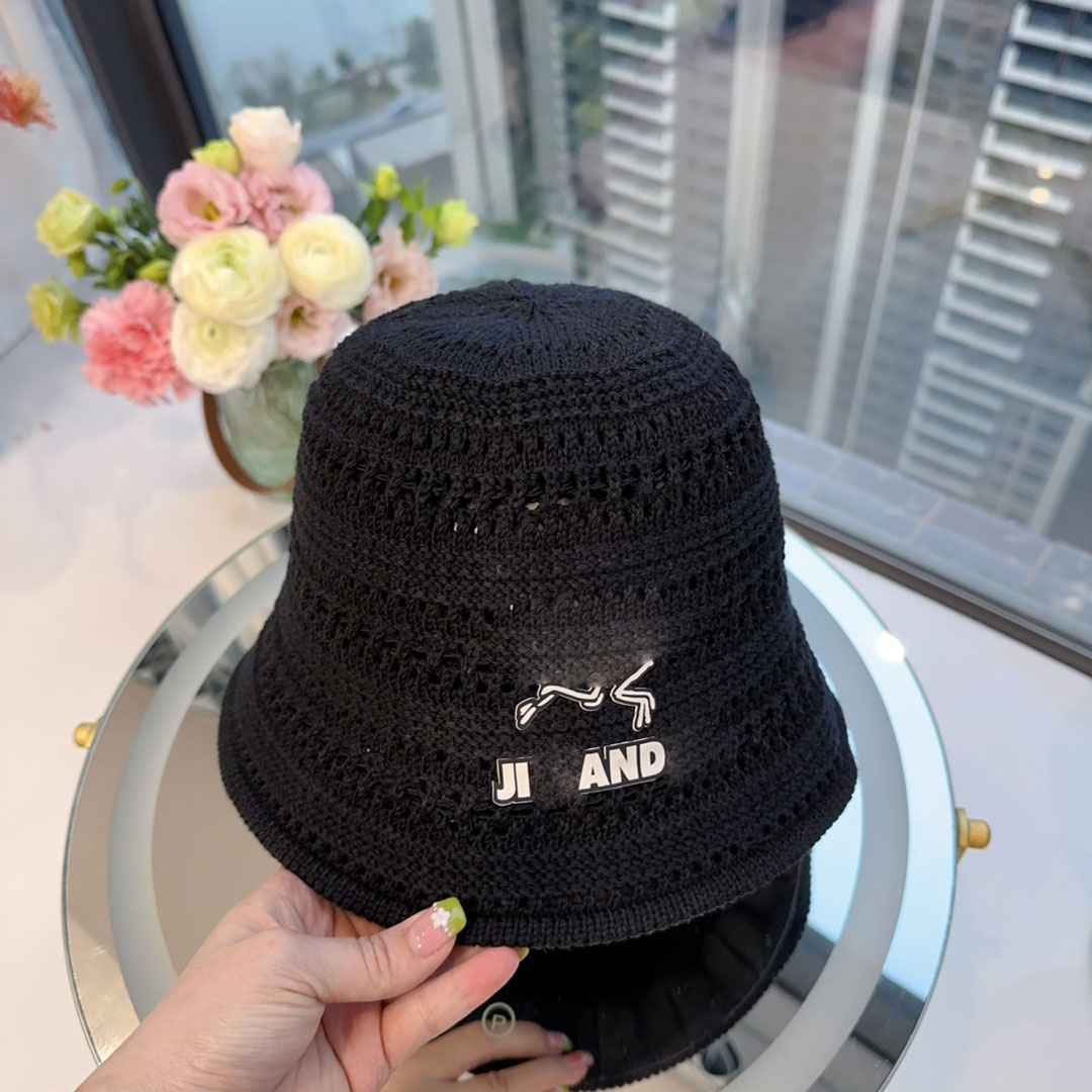 Hollow Sun Protection Designer Bucket Hat Animal Hundred Letter Tryckt Fashion Fisherman Hatts Women's Leisure Beach Hat