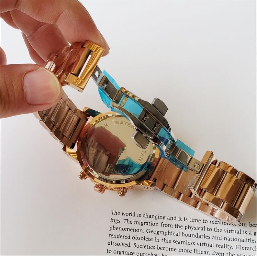 2024 HOT Mens Watch Montres en or pour hommes Diamant Luxe Montre-bracelet à quartz 42mm Mouvement automatique High Role Hommes Montres Femmes Montres