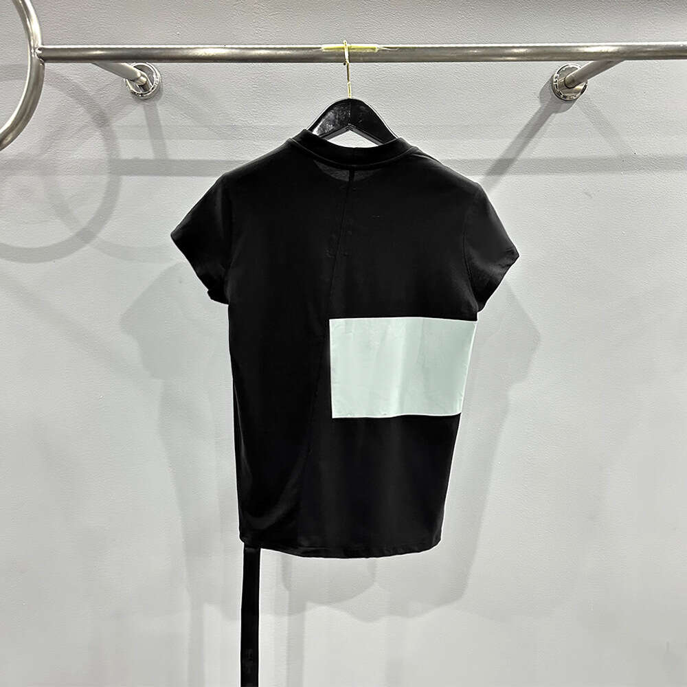 SUBHUMAN Damen |2024 Frühjahr/Sommer, schwarzes T-Shirt mit Buchstabendruck, normal, kurzärmelig, schmale Passform