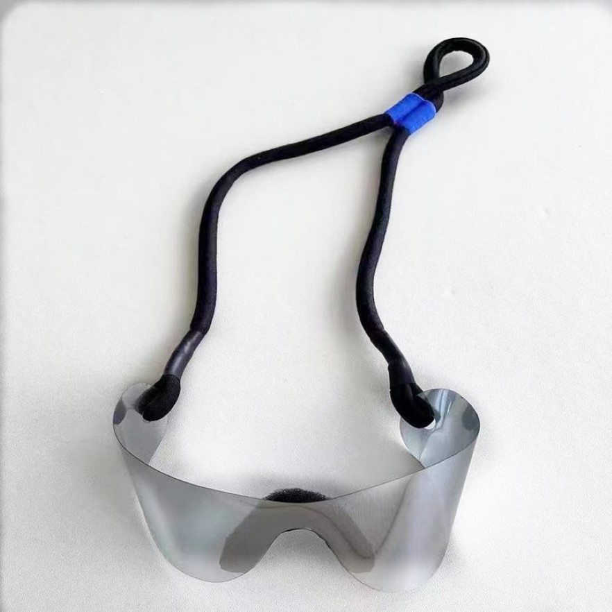 Lunettes de soleil argentées Kanye mode hip hop accessoires de rue pour hommes et femmes235N