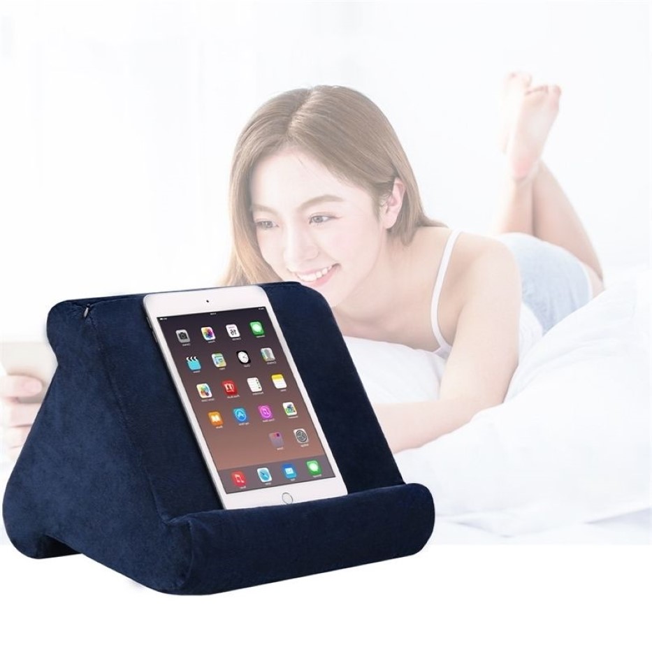 Supporto cuscino tablet Supporto libro Riposo lettura Cuscino di supporto divano letto di casa Multi angolo giro morbido Y200723259V