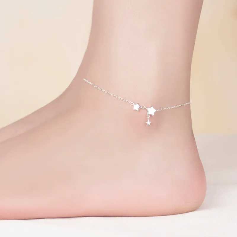 Anklets Buyee 925 Sterling Silver Cute Clet Canle Bracelet Small Challet مناسبة للفتيات Bracletly Coledry Girlsite Girls