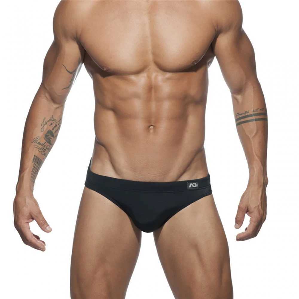 Homens Swimwear Novo Com Push Pad Mens Troncos De Natação Cintura Baixa Sexy Biquíni Europeu Americano Moda Tether Beachwear Spa Beach Surf Sport 24327