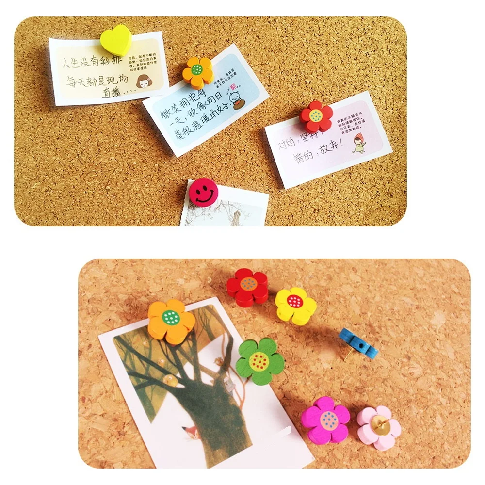 Chopsticks Leaf Push Pins Decorative Thumb Tacks Cute Pushpins Drawing Pins for Cork Board