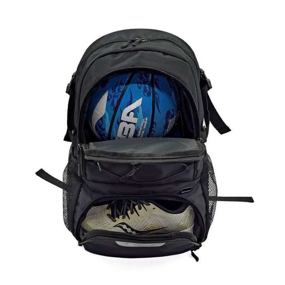 Rucksack Wolt Basketball Rucksack Große Sporttasche mit separatem Ballhalter Schuhfach für Basketball Fußball Voll245m