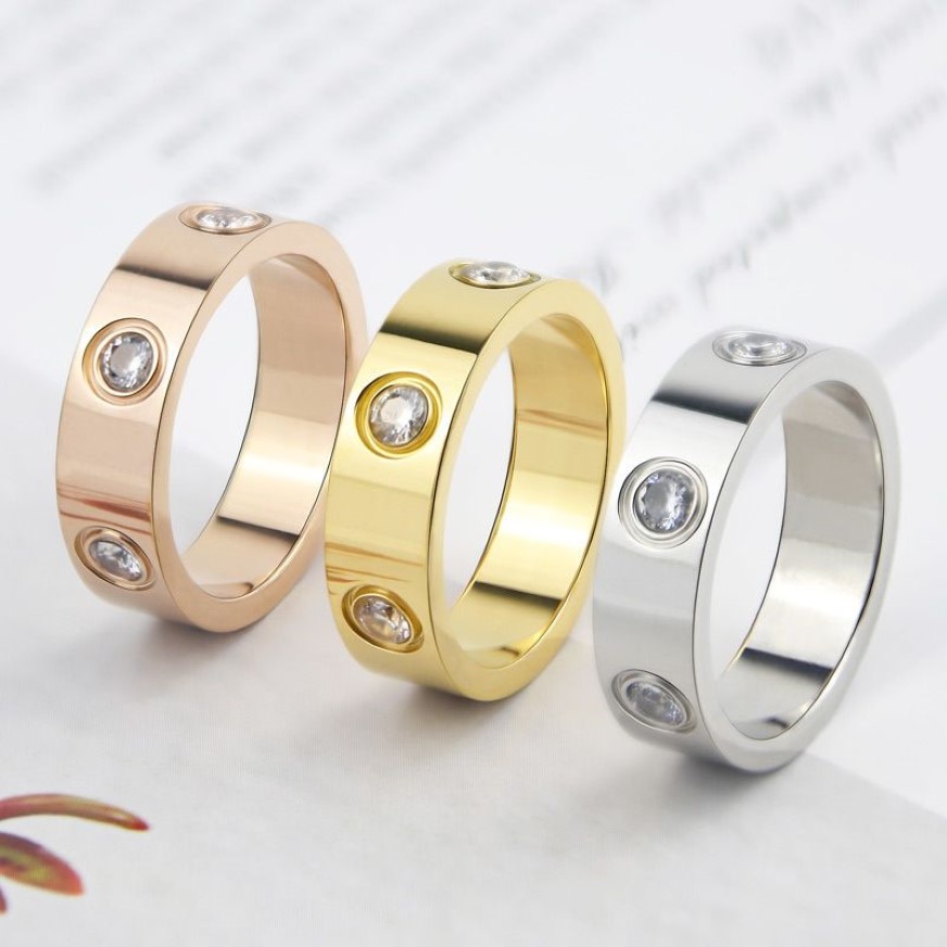 Moda bella delicata serie braccialetto di cristallo e anello orecchino a bottone le donne regalo amore braccialetto gioielli interi 220331337q