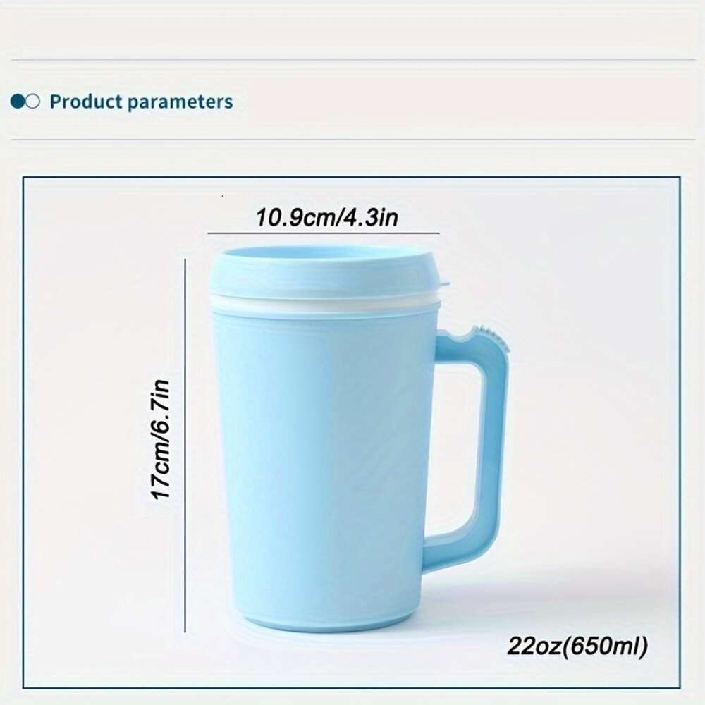 22 oz rétro à double paroi isolée tasse de voyage chaude / froide boisson - bricolage personnalisable avec paille de couvercle, idéal pour le coup