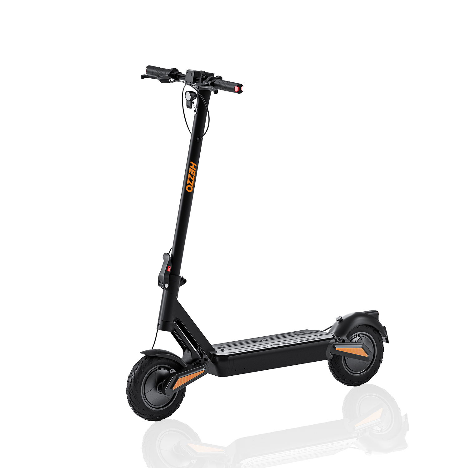 Hezzo F5 Dual Motor Escooter 1200W 48V 10inch Portable Off Road Scooter 18ah Max SPEED 28mph dual duck assorber distrber scooter scooter free