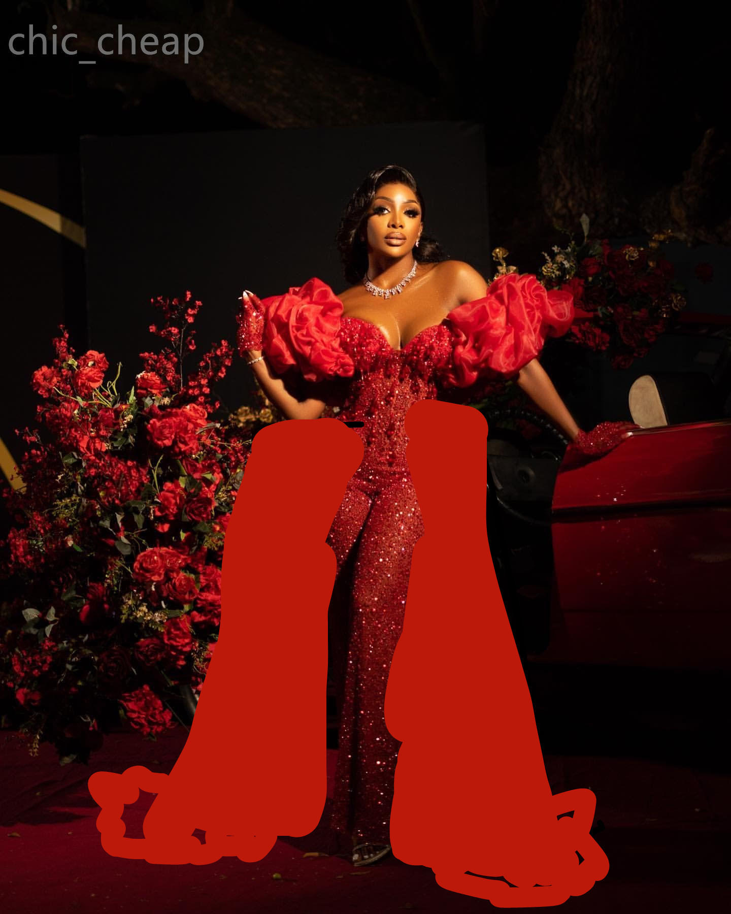 2024 ASO EBI Custom Made Prom Dress Löstagbar tåg Satin Evening Formell Party Second Reception 50th Birthday Engagement Gowns Dresses Robe de Soiree Z79