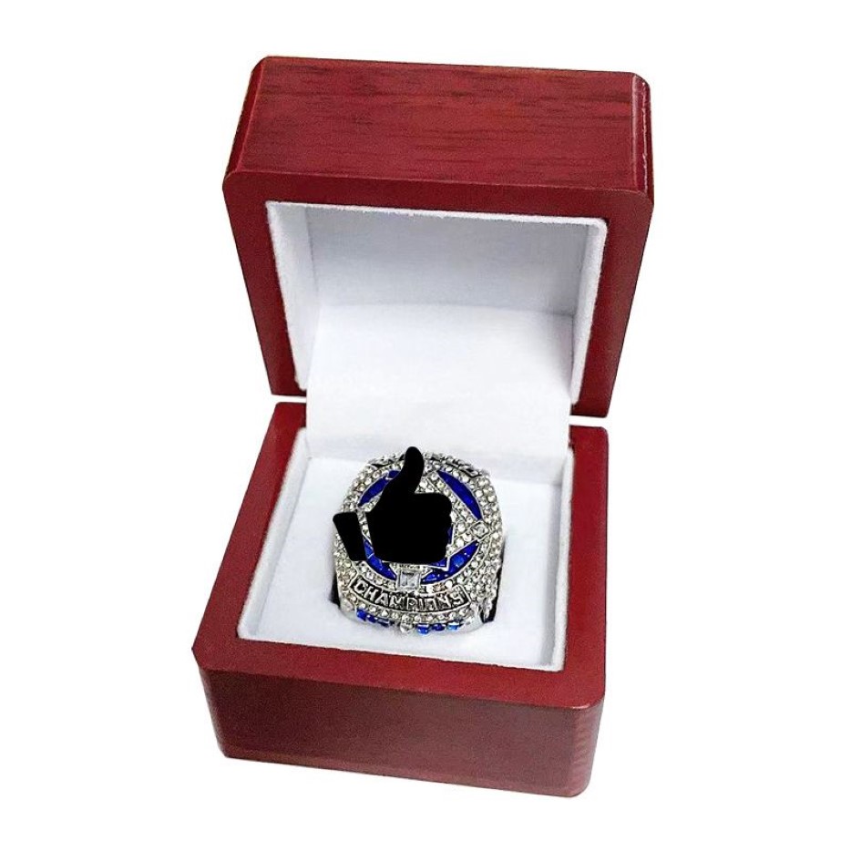 Dünya Beyzbol Şampiyonası Yüzüğü 2020 LA Şampiyonları Hayranlar İçin Yüzükler Crystals354u ile gümüş katı metal hediyelik