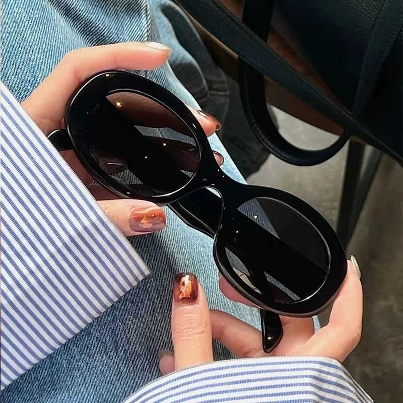 CELIES – lunettes de soleil ovales en forme d'arc de triomphe pour femmes, haut de gamme, résistantes aux UV, avec logo, nouvelle collection 2024