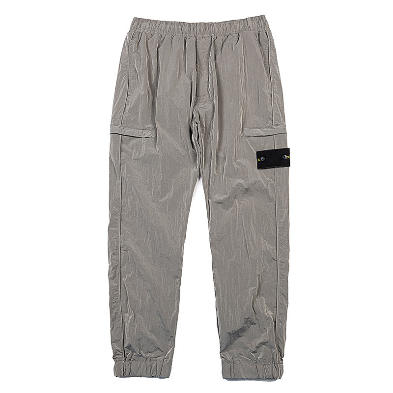 KND STONE 31021 NYLON METAL IN ECONYL Pantalones de hombre Pantalones de chándal teñidos en ropa Chrome-R Chándal para exteriores Chándal informal para correr Secado rápido Pantalones de tela ligera SI