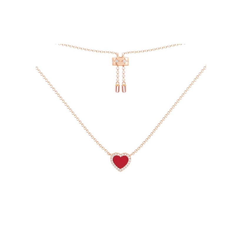 Designer Herz Liebe Halskette für Frauen Edelstahl Zubehör Zirkon Grün Rosa Herzen Kette für Damen Schmuck Geschenk348G