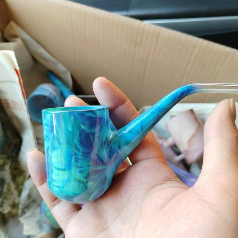 Puffco Proxy Tubi fumatori Vetro di ricambio Tazza in vetro nero con diversi colori Bocchino piccolo portatile Colore fai da te