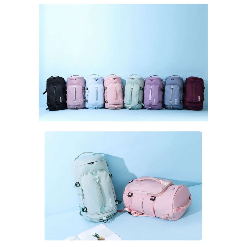 AL 요가 야외 가방 여행 다기능 핸드백 대학생 Oxford Cloth Backpack Sport Gym Storage Bag