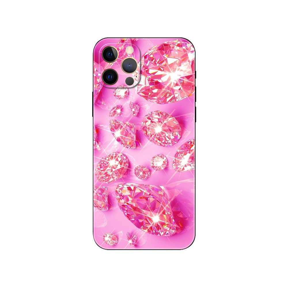 Capa de TPU macia para iPhone 15 Pro Max 14 Plus 13 12 11 XS MAX XR X 8 7 6 Iphone15 Moda Bling Diamond Print Shinny Strass Silicone Celular Celular Capa traseira