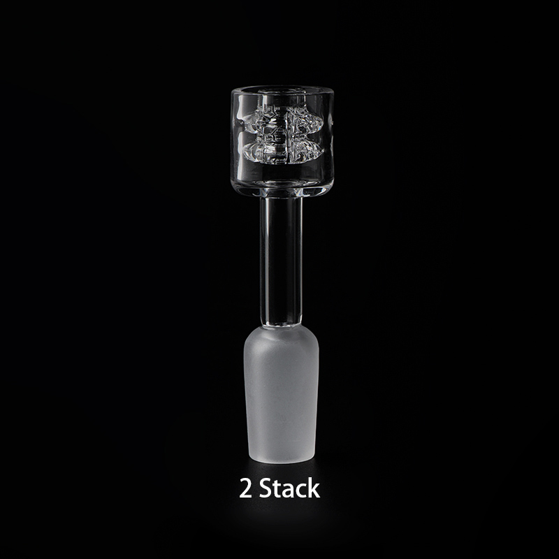 Beracky 2/4/6 Stack Diamond Knot Quartz Nail Banger 10mm 14mm 18mm Male Female Daisy Domeless Nails For Glass Water Bongs Dab Oil Rigs