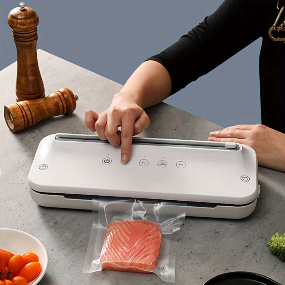 USB Wireless Vacuum Sealer för förvaring av hushållskonservering - Kompakt och bekvämt