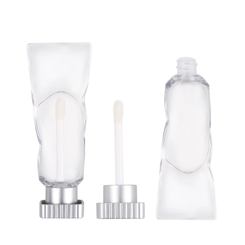 Set 4 ml 10/30/Tubi di lucidala labbra limpida, bottiglia di rossetto liquido portatile a forma di ghiaccio fai -da -te, tende da guscio del contenitore cosmetico