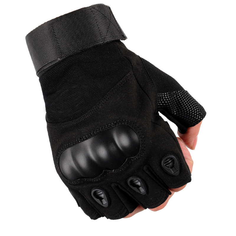 Gants tactiques d'extérieur, demi-doigt pour hommes, résistants à l'usure, gants de combat respirants, résistants aux coupures, antidérapants, pour l'alpinisme et le cyclisme