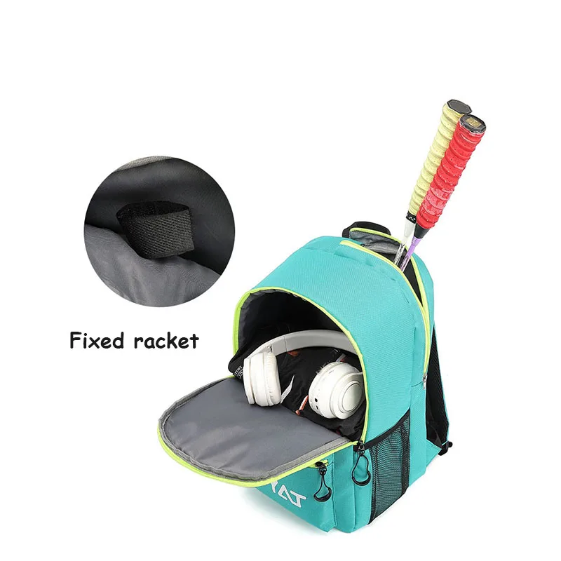 バッグ子供用バドミントンバッグ防水大容量3ラケットバックパックスカッシュラケットテニスラケットスポーツバッグと靴バッグ