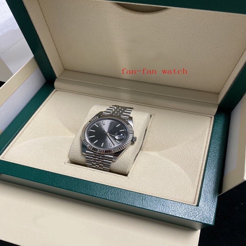 BP 남자 시계 자동 운동 41mm Jubilee Rhodium 다이얼 박스 페이퍼 2022251K