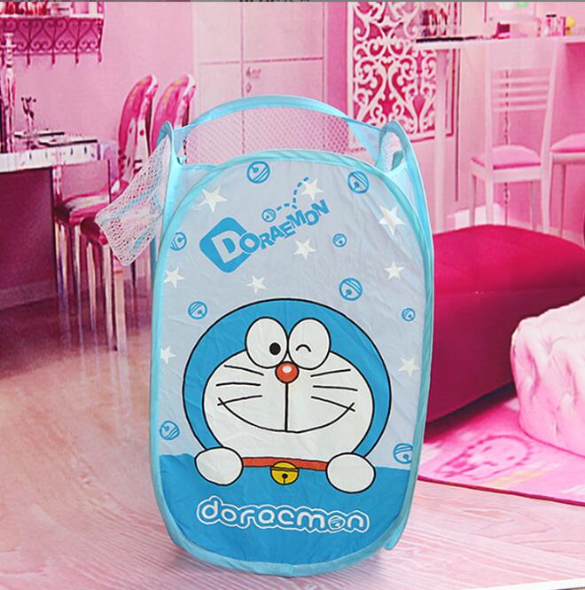 Multi Colors Melody Cinnamoroll Design Tvättkorg Mesh Big Capacity Dirty Clothes and Toys Storage Bag