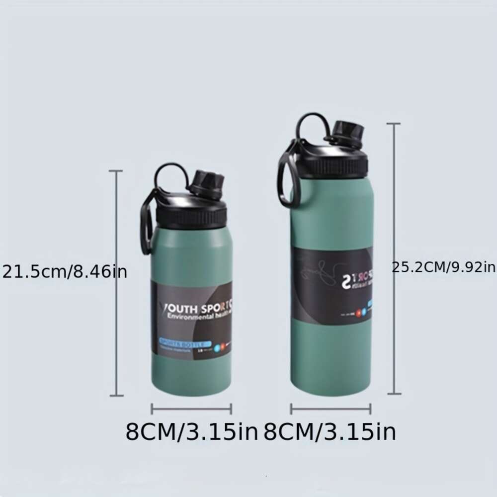 Stainless Steel Vacuum Flask Leakproof Insulated Tumbler for Outdoor Sports, Camping, Hiking - Hot and Cold Retention