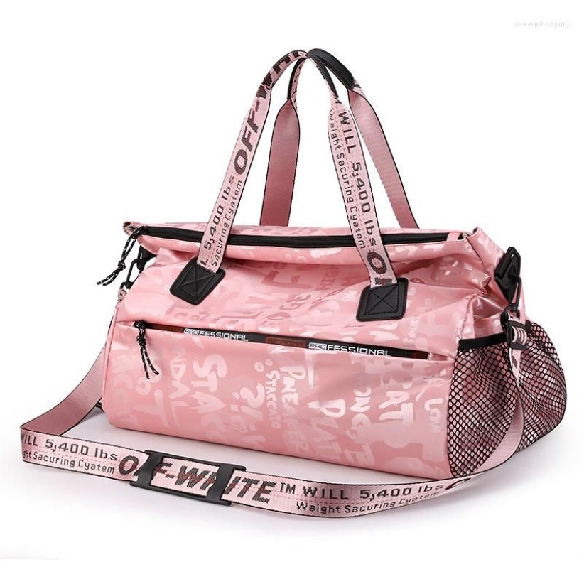 Duffel Taschen Große Kapazität Graffiti Yoga Sporttasche mit Schuhen Outdoor Freizeit Reise Handgepäck Designer Handtasche Tote für Wome200S