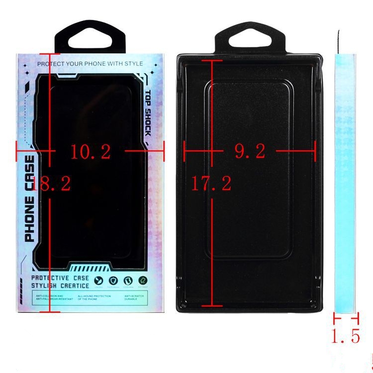 Universal Laser Retail Phone Case Protection Packages Box Top Grade Pull-out type For iPhone 15 Samsung Mobile Fit 14 13 12 11 Plus Pro Max Mini Xr X Xs S21 Note 20 Cases